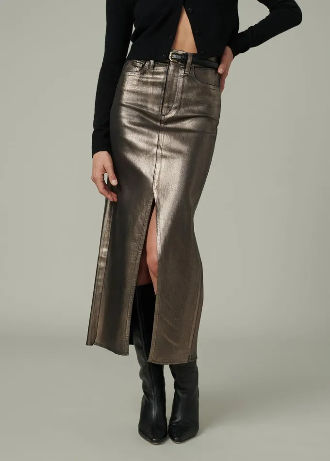 Women Skirts Joe039s Jeans THE EVA MAXI SKIRT Gilded Night