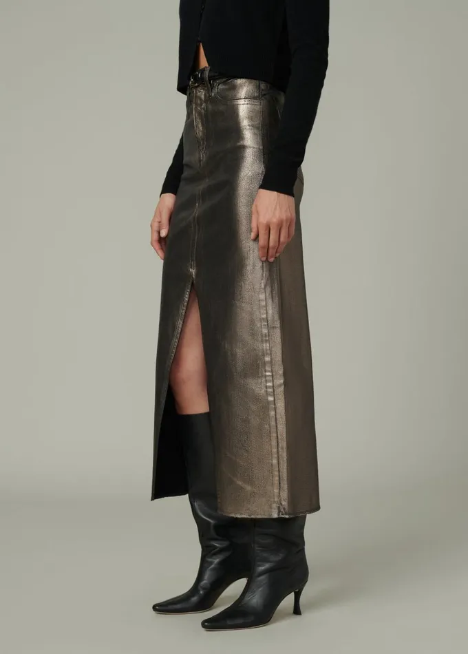 Women Skirts Joe039s Jeans THE EVA MAXI SKIRT Gilded Night