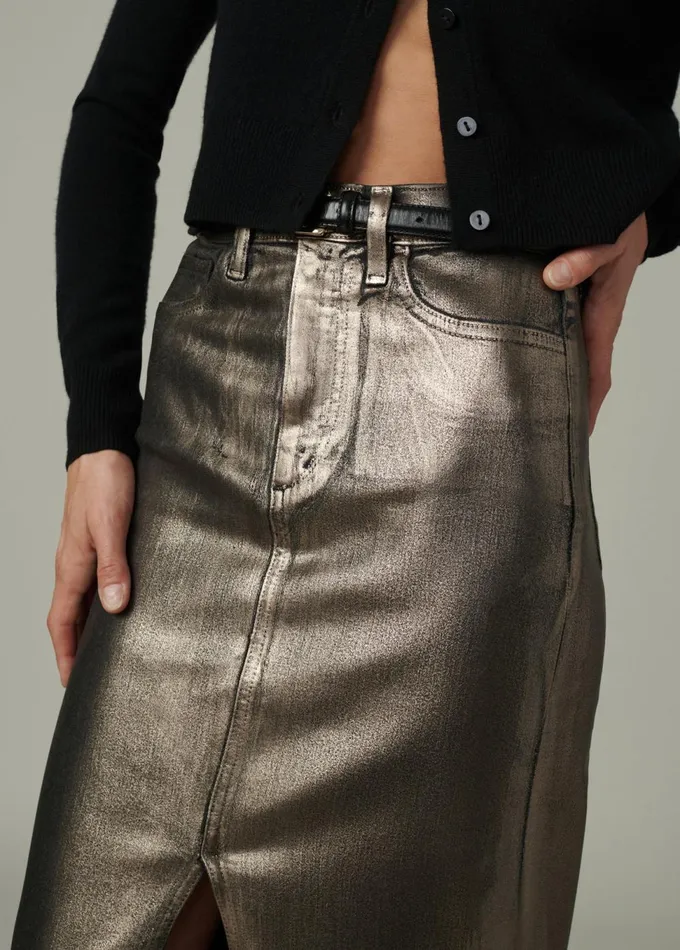 Women Skirts Joe039s Jeans THE EVA MAXI SKIRT Gilded Night