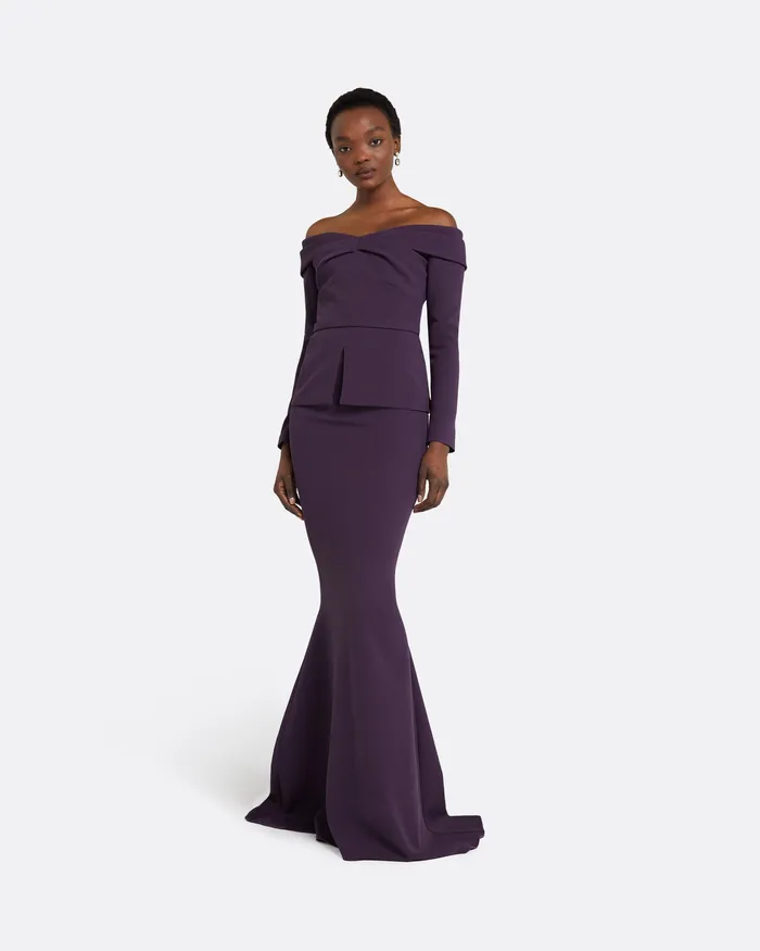 Women Skirts Safiyaa Gayeta Blackberry Skirt Blackberry