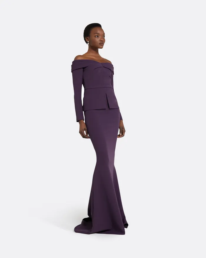 Women Skirts Safiyaa Gayeta Blackberry Skirt Blackberry
