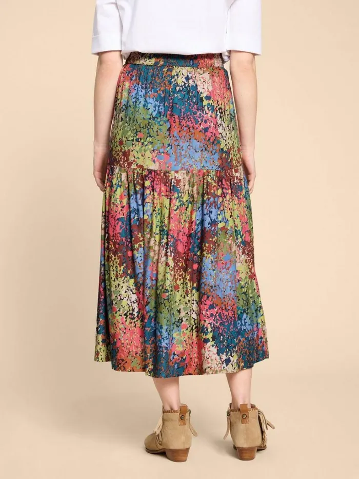 Women SKIRTS White Stuff Jamima Eco Vero Skirt Pink Multi Women SKIRTS White Stuff Jamima Eco Vero Skirt Pink Multi