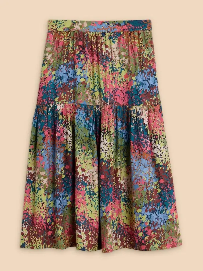 Women SKIRTS White Stuff Jamima Eco Vero Skirt Pink Multi Women SKIRTS White Stuff Jamima Eco Vero Skirt Pink Multi
