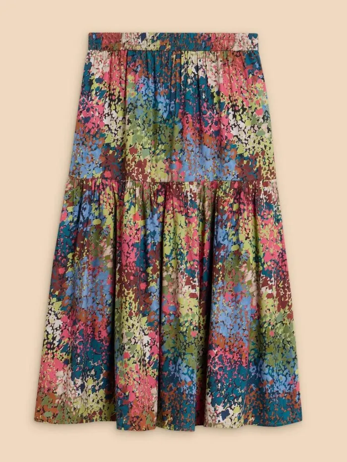 Women SKIRTS White Stuff Jamima Eco Vero Skirt Pink Multi Women SKIRTS White Stuff Jamima Eco Vero Skirt Pink Multi