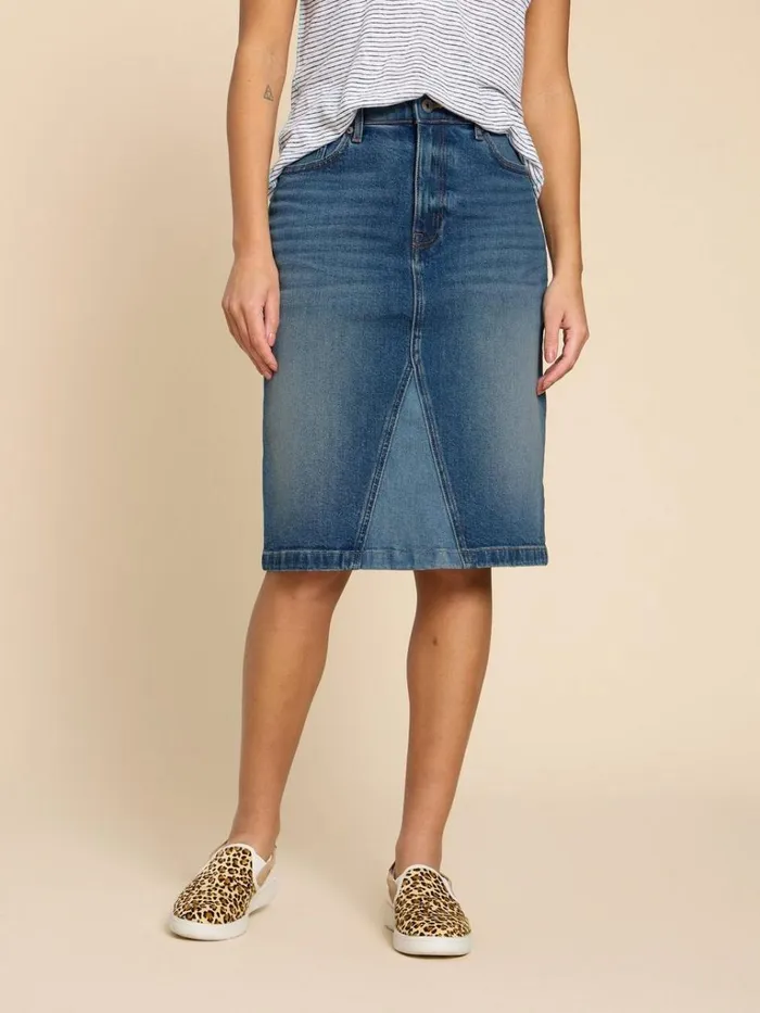 Women SKIRTS White Stuff Jemma Denim Skirt Mid Denim