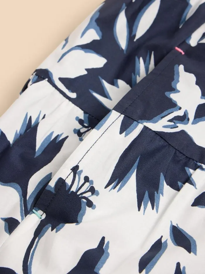 Women SKIRTS White Stuff Mayra Mixed Print Midi Skirt Navy Print Women SKIRTS White Stuff Mayra Mixed Print Midi Skirt Navy Print