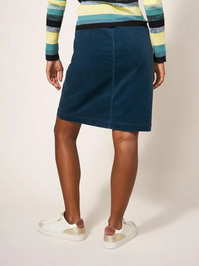 Women SKIRTS White Stuff Melody Organic Cord Skirt Dk Teal Women SKIRTS White Stuff Melody Organic Cord Skirt Dk Teal
