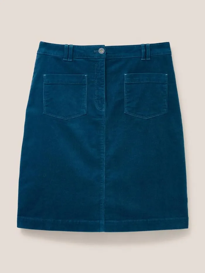 Women SKIRTS White Stuff Melody Organic Cord Skirt Dk Teal Women SKIRTS White Stuff Melody Organic Cord Skirt Dk Teal