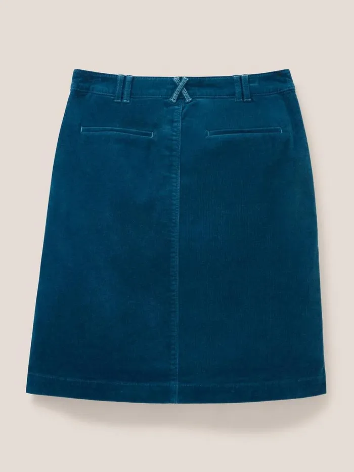 Women SKIRTS White Stuff Melody Organic Cord Skirt Dk Teal Women SKIRTS White Stuff Melody Organic Cord Skirt Dk Teal
