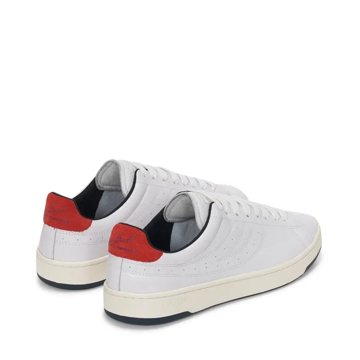 Women Sneakers Unisex 4833 LENDL MATCH Low Cut WHITENAVYRED Superga Low Cut