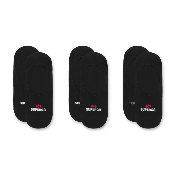 Women Socks Unisex SPNOOS10 LINER 3PACK Inliner BLACK Superga Socks