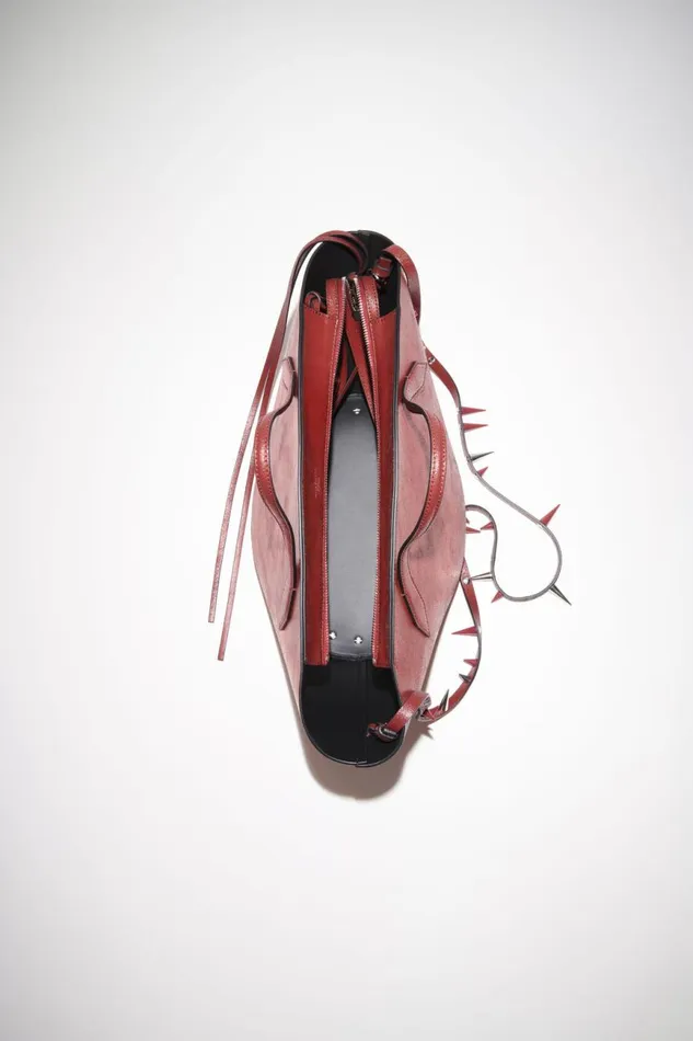 Women Spike Shoulder Bag Red Acne Studios Bags