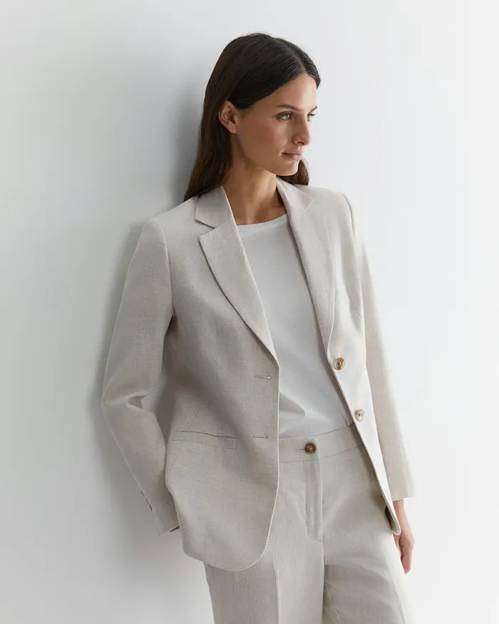 Women Sportscraft Blazers Freya Linen Blazer String