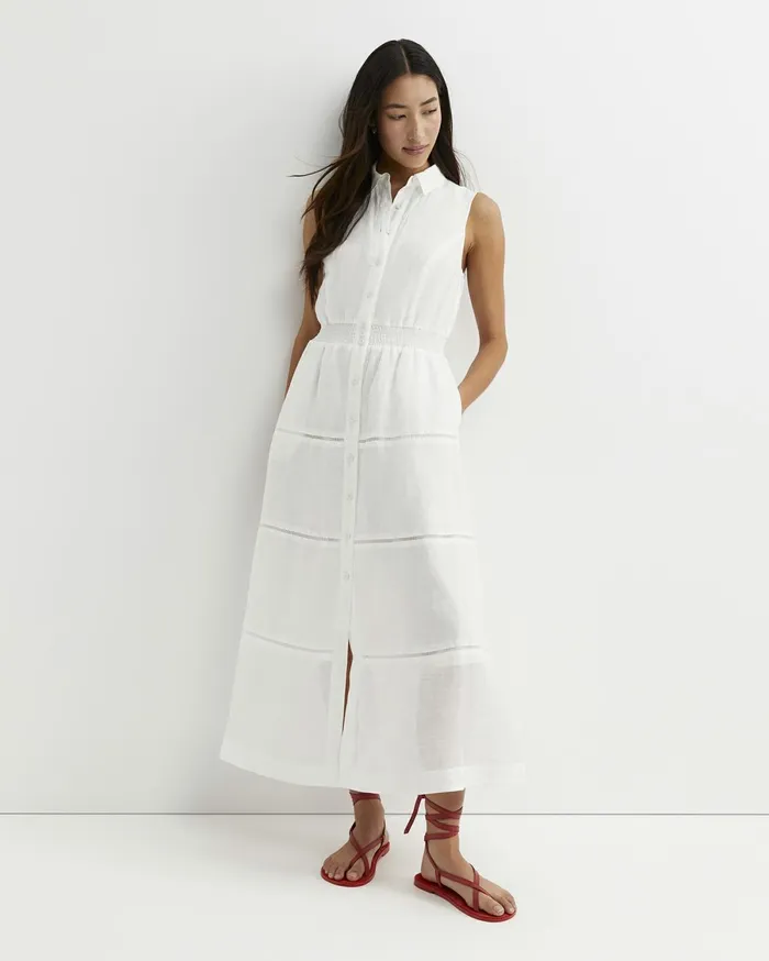 Women Sportscraft Dresses Rory Ramie Maxi Dress White