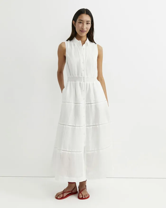 Women Sportscraft Dresses Rory Ramie Maxi Dress White