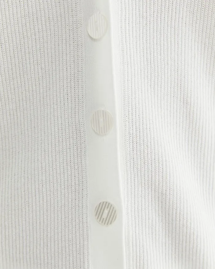 Women Sportscraft Knits and Cardigans Becky Cotton Vest White
