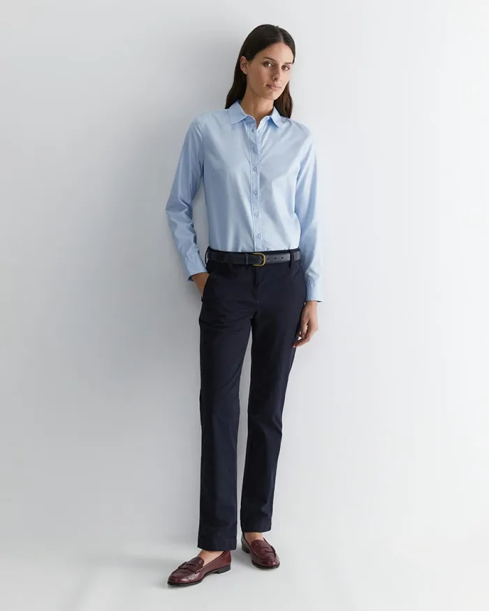 Women Sportscraft Pants Laura Relaxed Chino Classic Navy