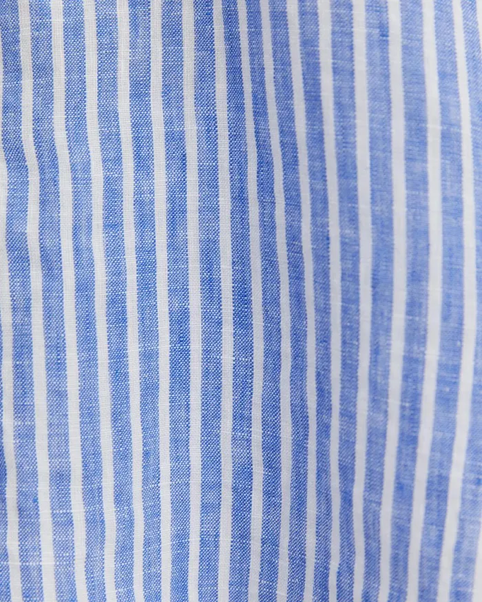 Women Sportscraft Shirts Dahlia Stripe Linen Shirt Bluewhite