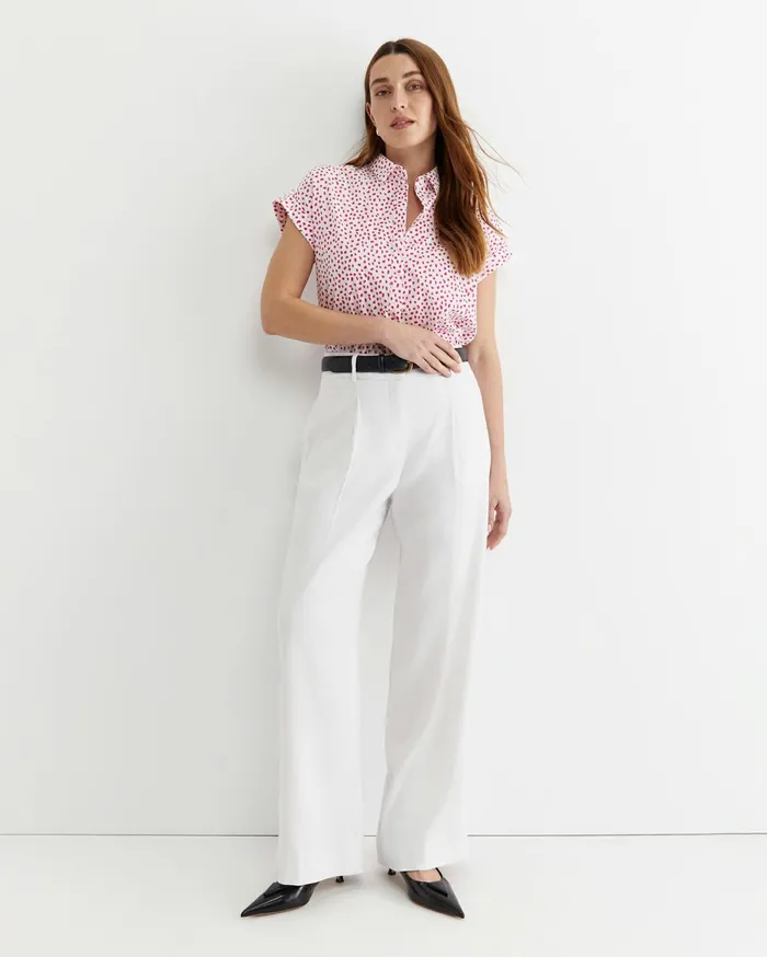 Women Sportscraft Shirts Dashy Lily Voile Shirt Whitepink