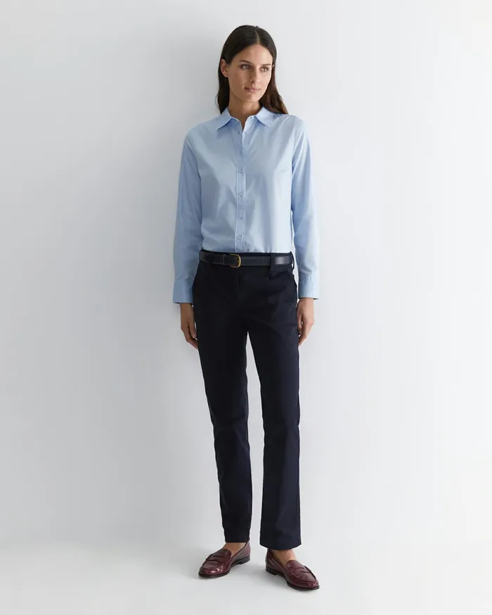 Women Sportscraft Shirts Emily Oxford Shirt Blue