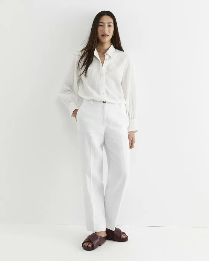 Women Sportscraft Shirts Kira Bell Sleeve Blouse White