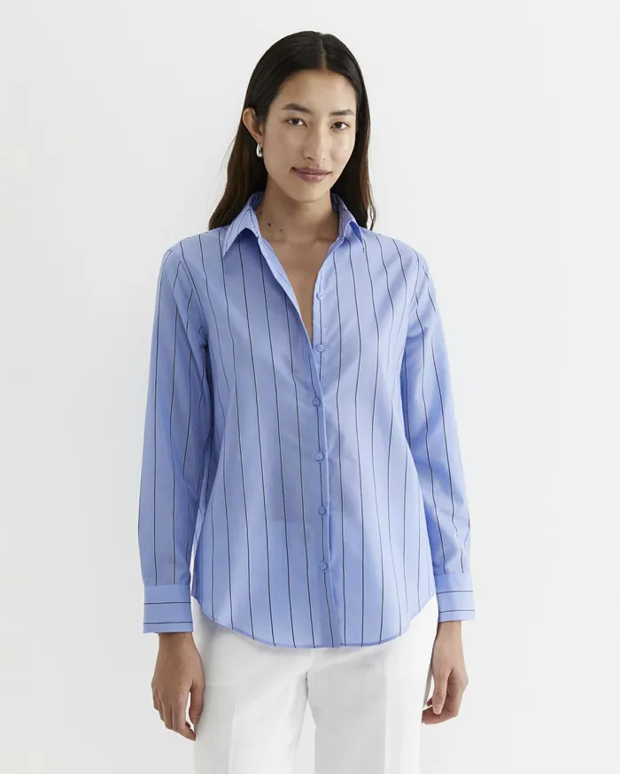 Women Sportscraft Shirts Nora Stripe Long Sleeve Shirt Blue Multi
