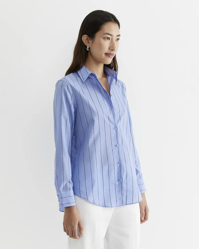 Women Sportscraft Shirts Nora Stripe Long Sleeve Shirt Blue Multi
