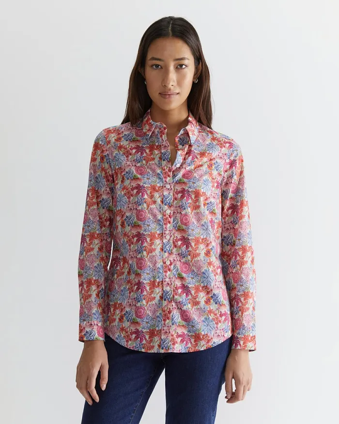 Women Sportscraft Shirts Wonder Garden Liberty Shirt Multi