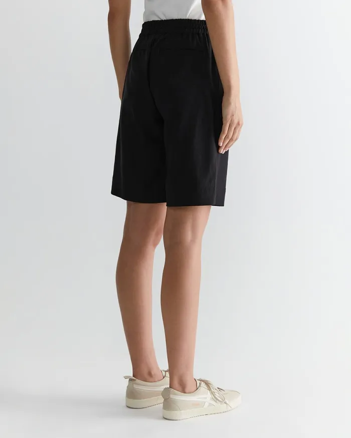 Women Sportscraft Shorts Rosa Linen Short Black