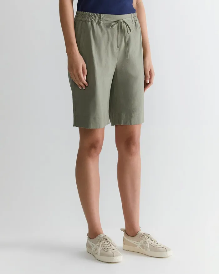 Women Sportscraft Shorts Rosa Linen Short Khaki