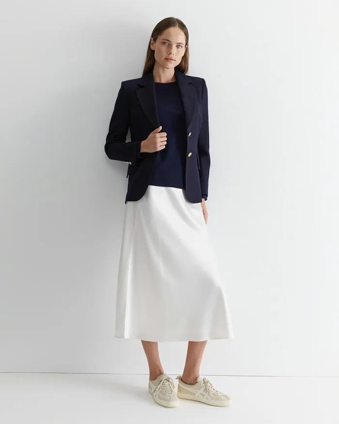 Women Sportscraft Tops and Tees Addison Babywool Top Navy
