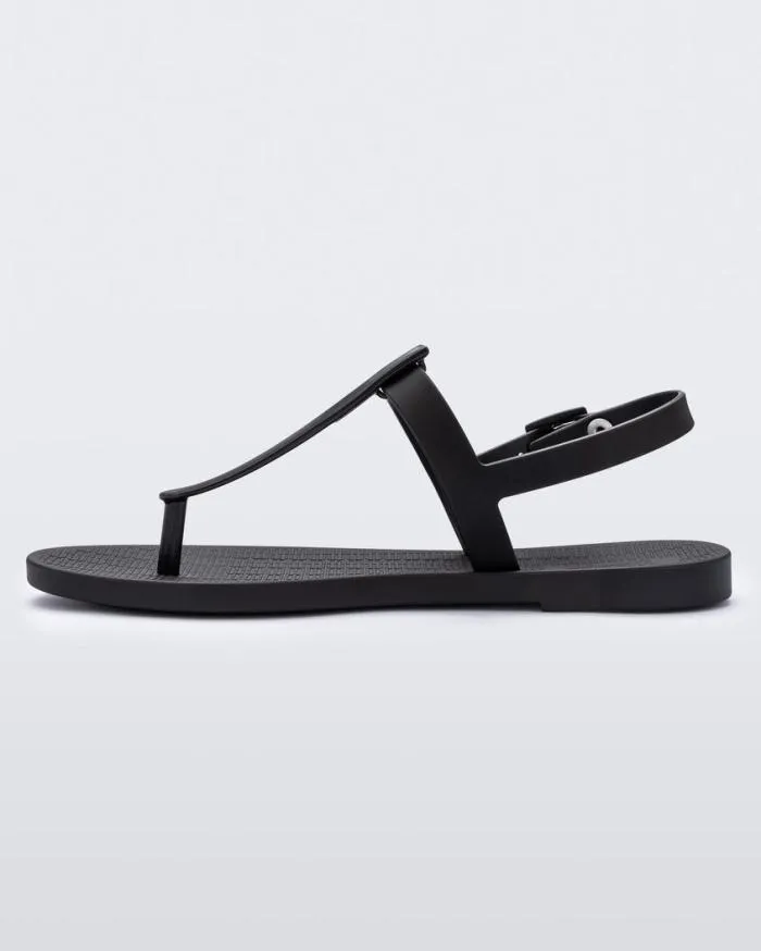 Women Sun Ventura Black Melissa Sandals