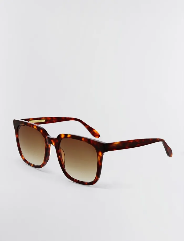 Women Sunglasses BCBG Classic Square Sunglasses Tort