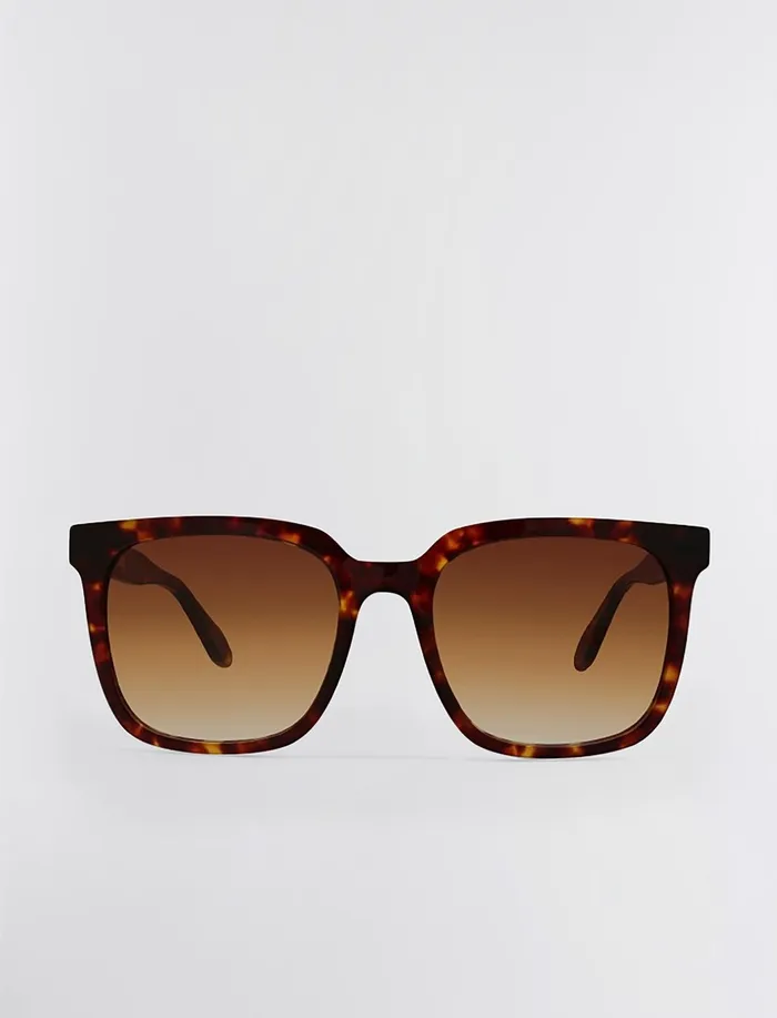 Women Sunglasses BCBG Classic Square Sunglasses Tort