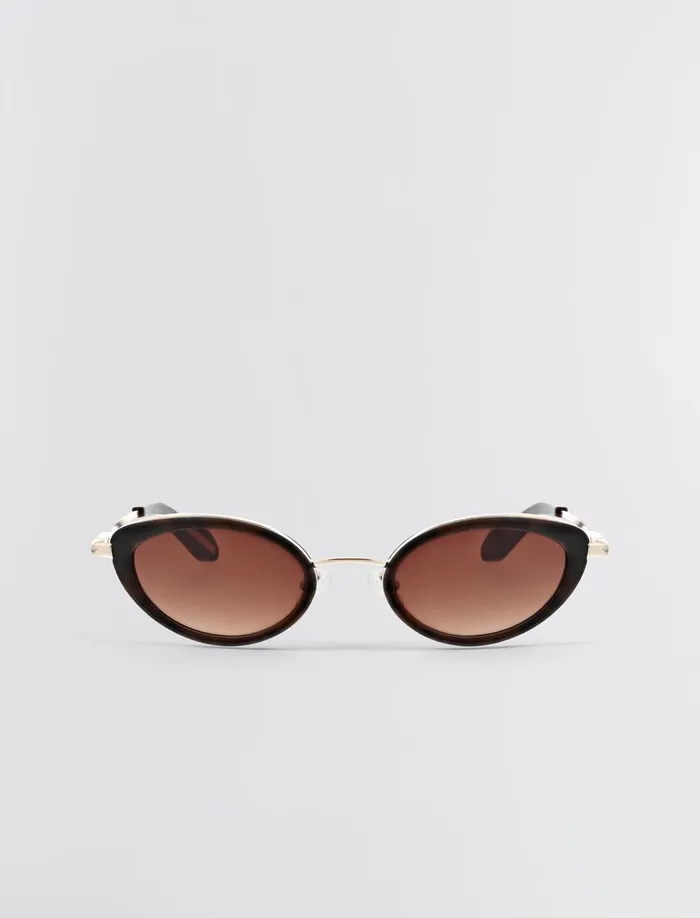 Women Sunglasses BCBG GoldDemi 1994 Oval Sunglasses Golddemi