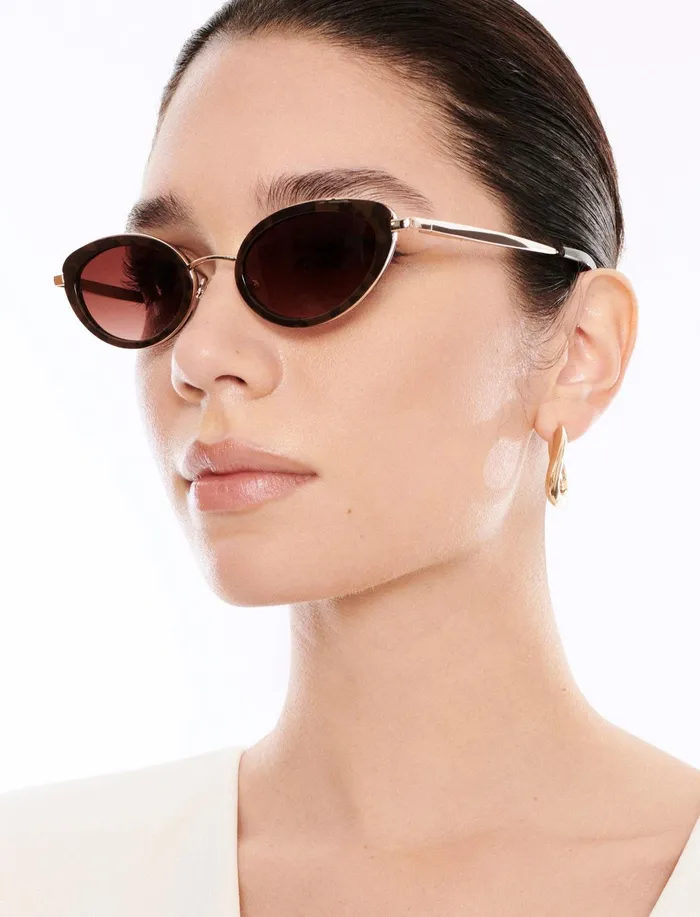 Women Sunglasses BCBG GoldDemi 1994 Oval Sunglasses Golddemi