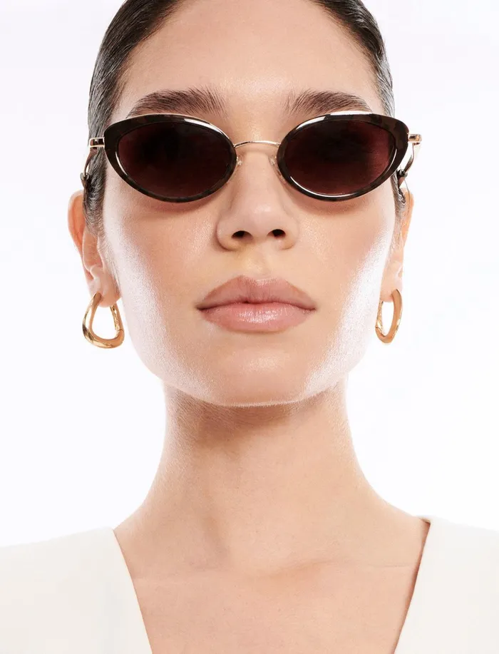 Women Sunglasses BCBG GoldDemi 1994 Oval Sunglasses Golddemi