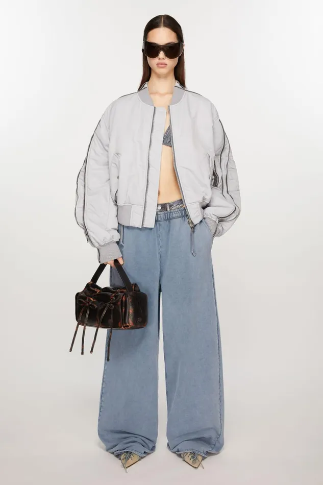 Women Sweatpants Ocean Blue Acne Studios Trousers