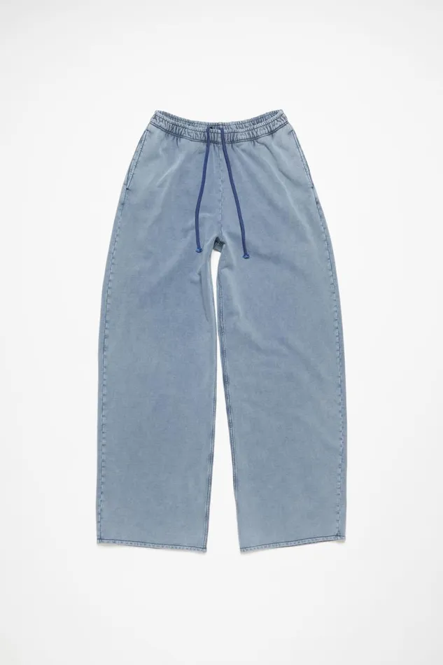 Women Sweatpants Ocean Blue Acne Studios Trousers
