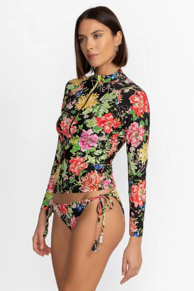Women Swim and Resort Johnny Was METALLI NOTTE LONG SLEEVE SURF SHIRT Metalli Notte Women Swim and Resort Johnny Was METALLI NOTTE LONG SLEEVE SURF SHIRT Metalli Notte