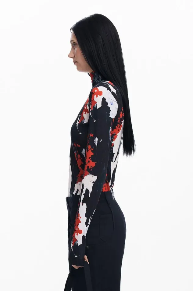 Women Tshirts Desigual Maitrepierre Long Sleeve Tshirt