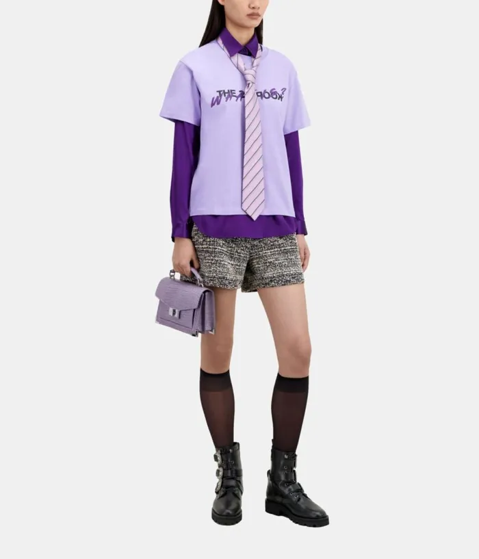 Women Tshirts THE KOOPLES What Is Mauve Tshirt
