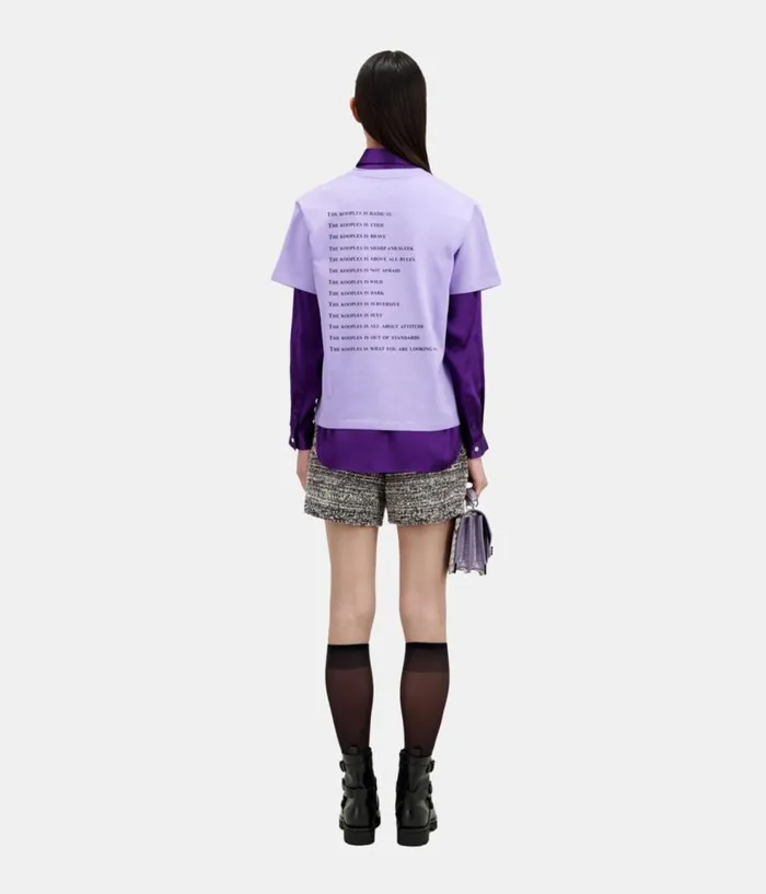 Women Tshirts THE KOOPLES What Is Mauve Tshirt