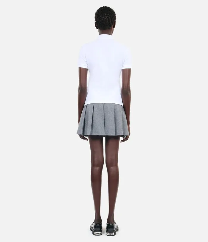Women Tshirts THE KOOPLES White Piqueacute Cotton Polo Tshirt Women Tshirts THE KOOPLES White Piqueacute Cotton Polo Tshirt