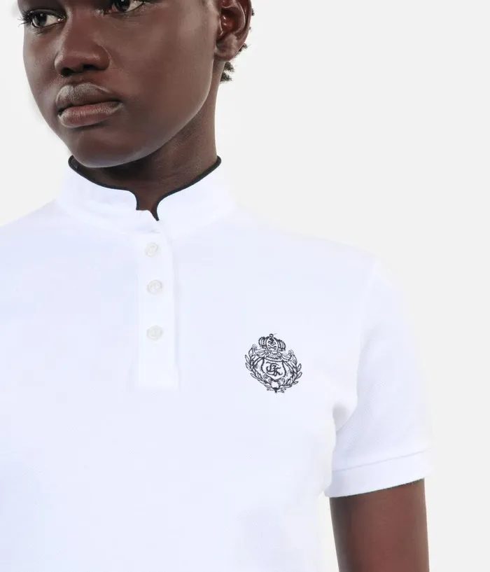Women Tshirts THE KOOPLES White Piqueacute Cotton Polo Tshirt Women Tshirts THE KOOPLES White Piqueacute Cotton Polo Tshirt