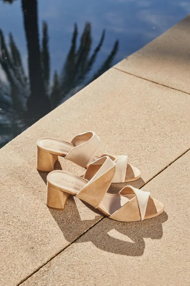 Women Tabia Sandal 8211 LatteBeige Pelle Moda Low Heels Women Tabia Sandal 8211 LatteBeige Pelle Moda Low Heels