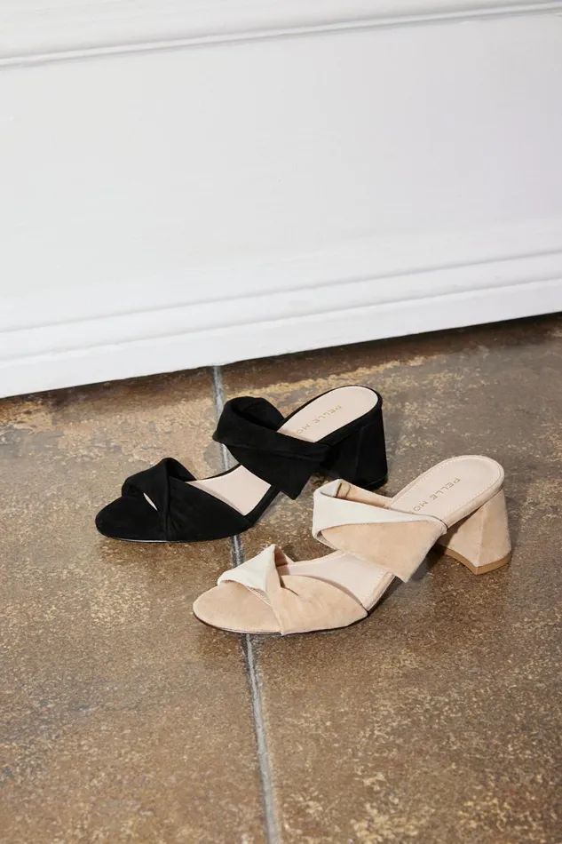 Women Tabia Sandal 8211 LatteBeige Pelle Moda Low Heels Women Tabia Sandal 8211 LatteBeige Pelle Moda Low Heels