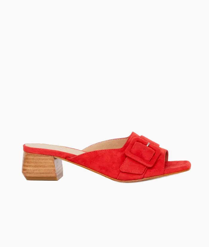 Women Tala Slip On 8211 Flame Pelle Moda Low Heels