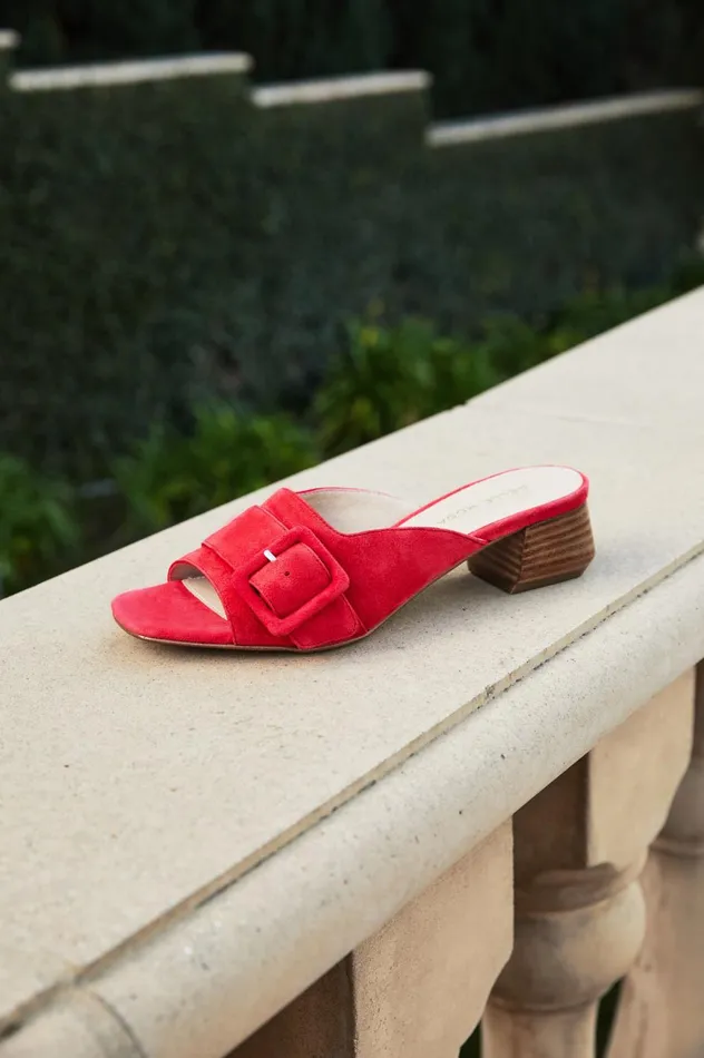 Women Tala Slip On 8211 Flame Pelle Moda Low Heels Women Tala Slip On 8211 Flame Pelle Moda Low Heels