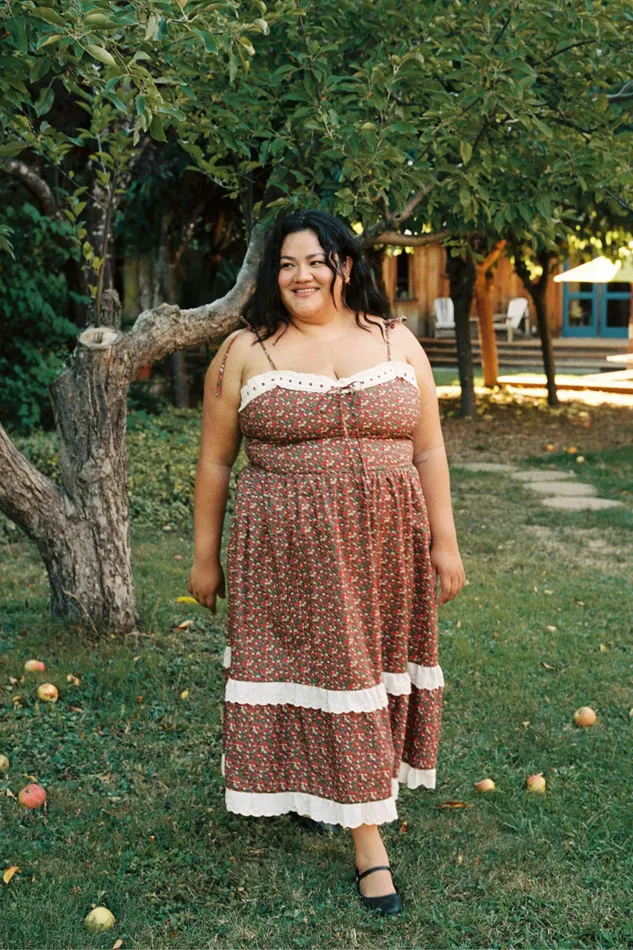Women The Emma Dress Extended Evergreen Apple Harvest Extended Sizing Christy Dawn
